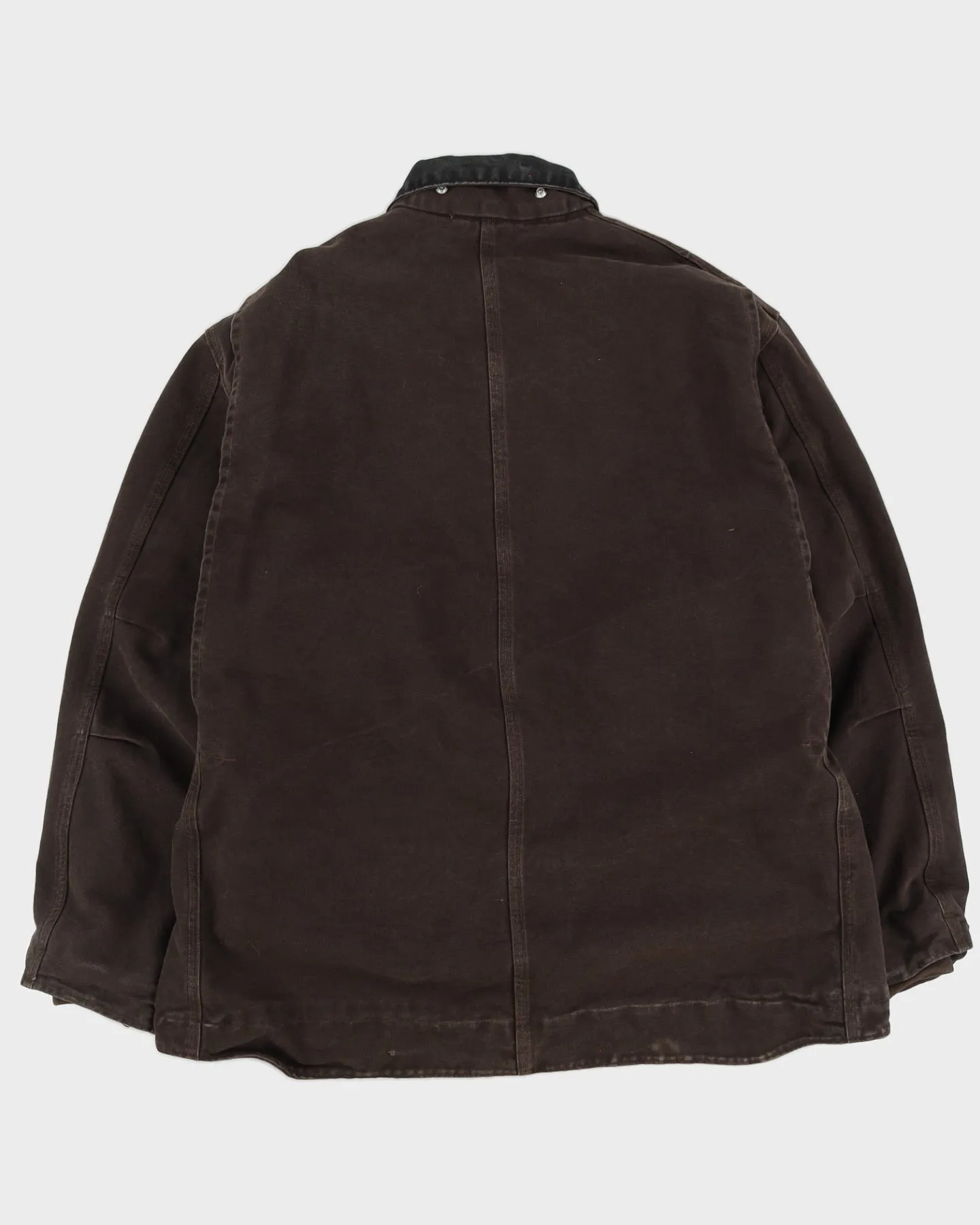 00s Carhartt Brown Workwear Fleece Lined Jacket - XL