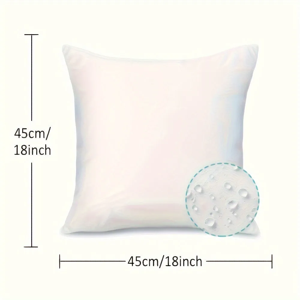 1pc Luxurious White Waist Pillow Insert - Waterproof, Oil-Proof, Comfortable, and Supportive for Indoor and Outdoor Home Living Room, Bedroom, Courtyard Use - 12x20inches