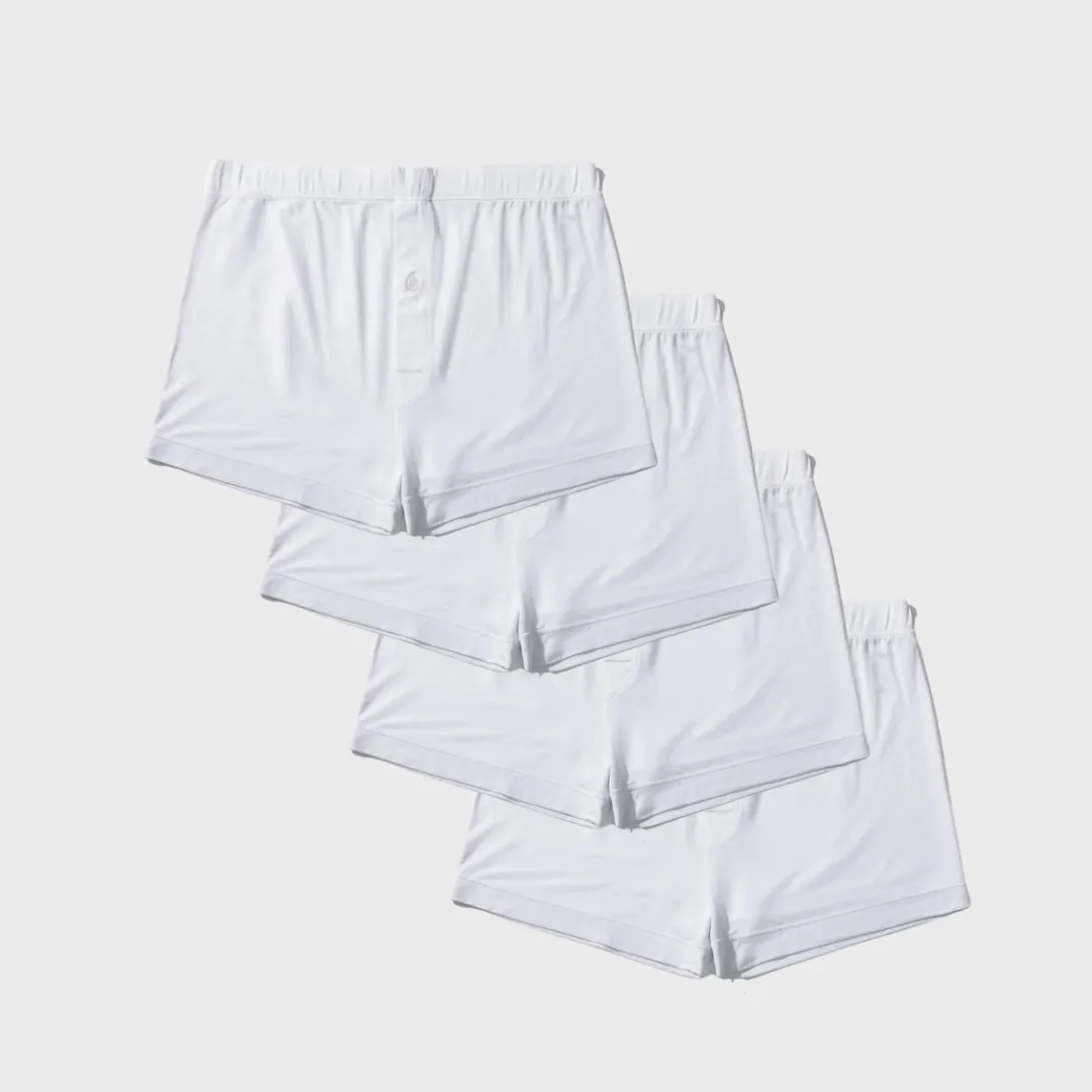 4 Pack Silktouch TENCEL™ Modal Air Button Fly Boxer