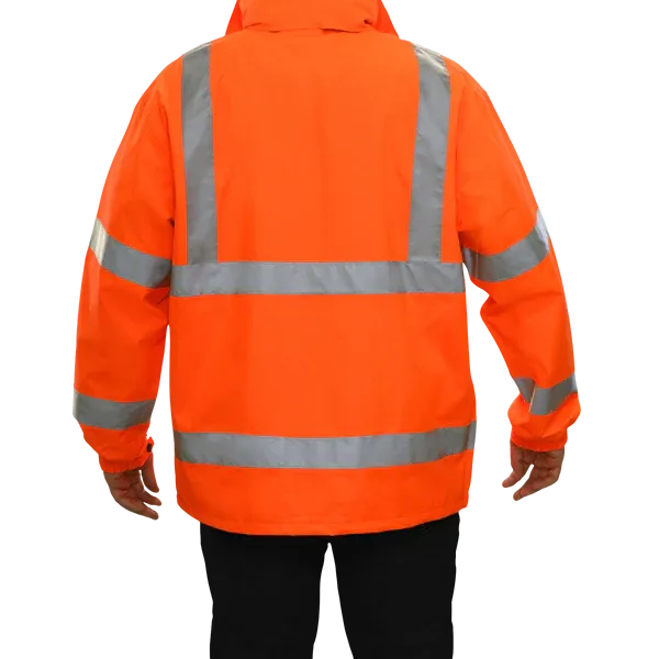 431STOR ANSI 3 300D Poly Oxford Waterproof & Breathable Parka Hi Vis Coat