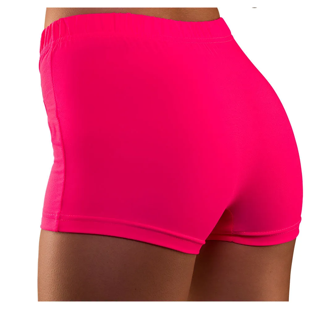 80's Neon Hot Pants - Pink