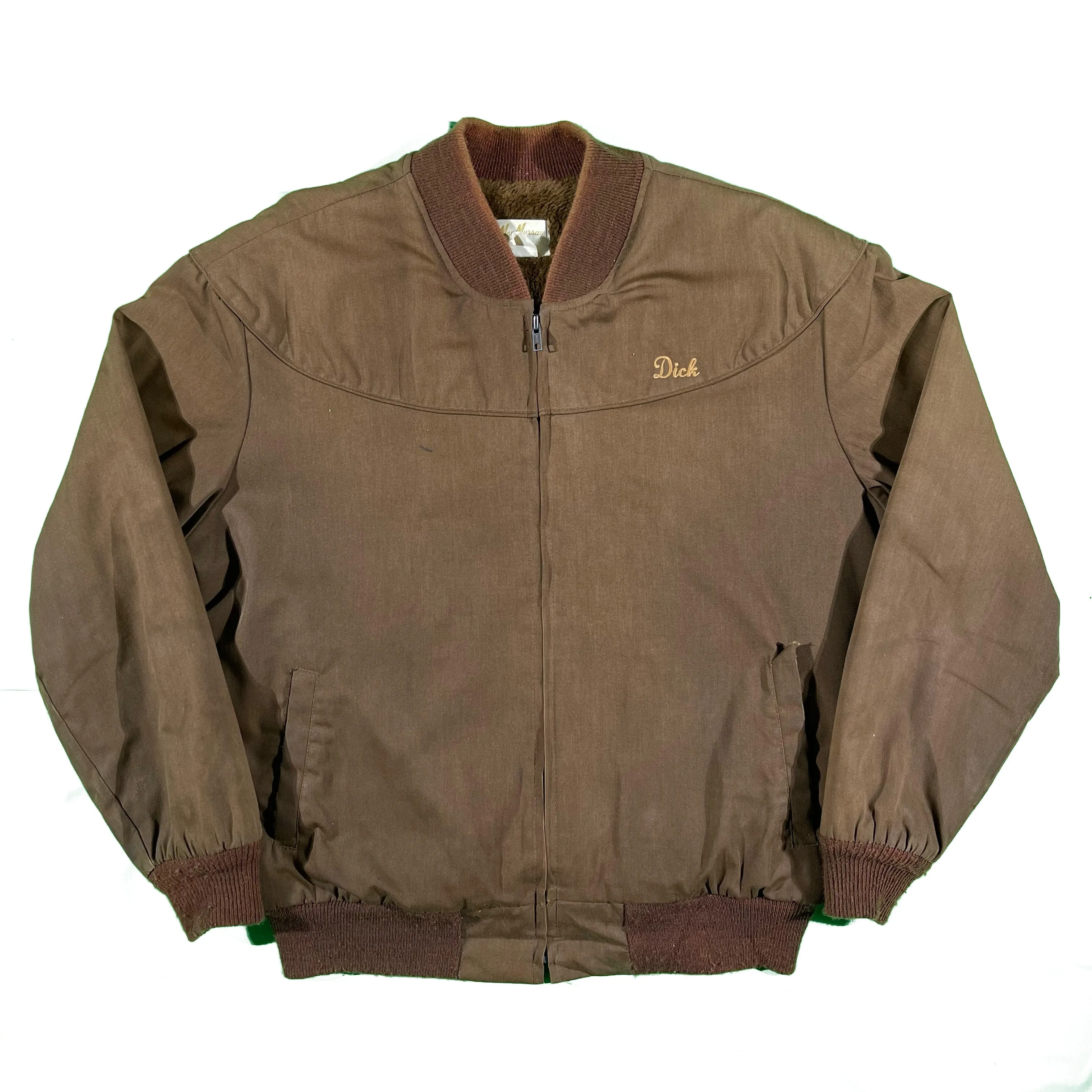 90s Brown Fleece-Lined 'Dick' Western Work Jacket- XL