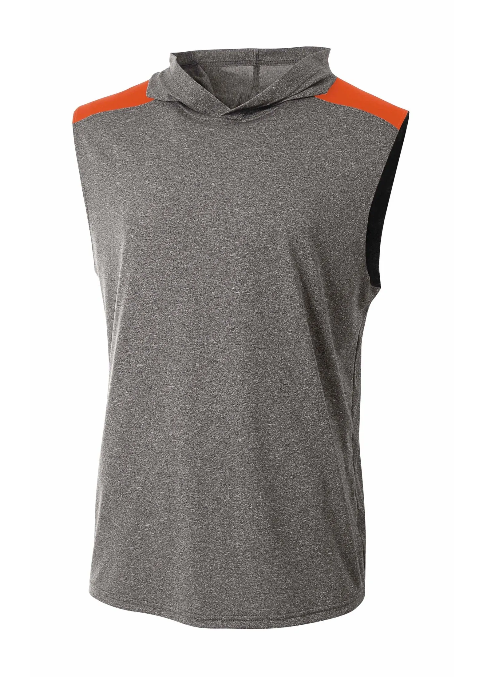 A4 Mens Tourney Sleeveless Hooded Tee