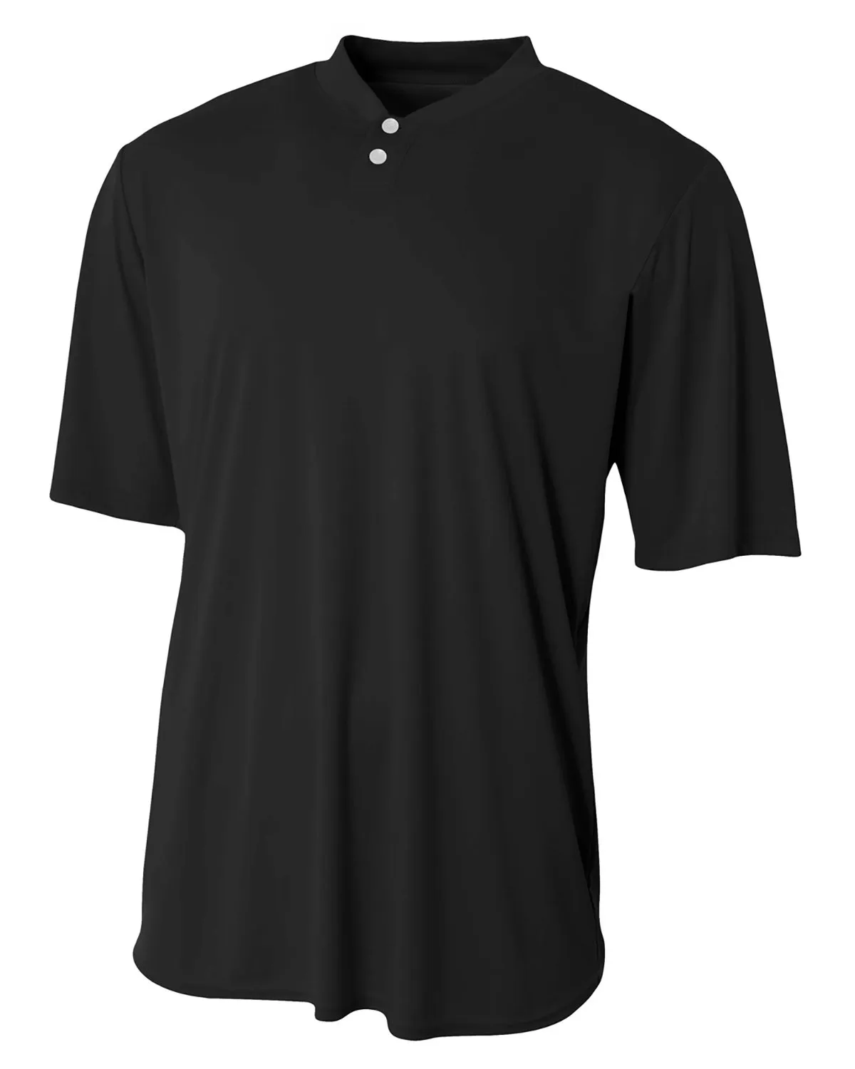 A4 Youth Tek 2-Button Henley Jersey