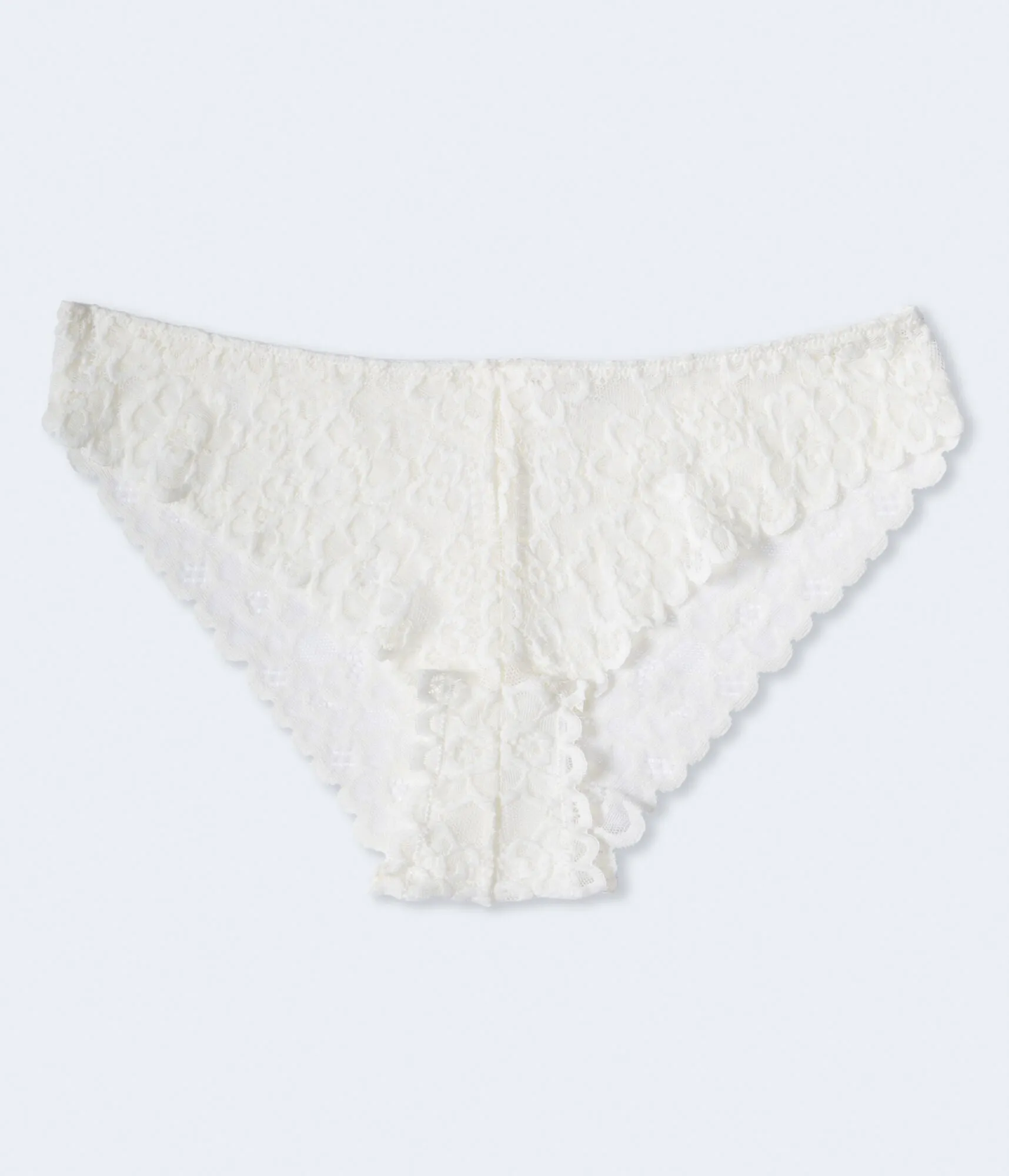 Aeropostale Womens' Floral Lace Cheeky - - Size XL - Nylon - Teen Fashion & Clothing Cream