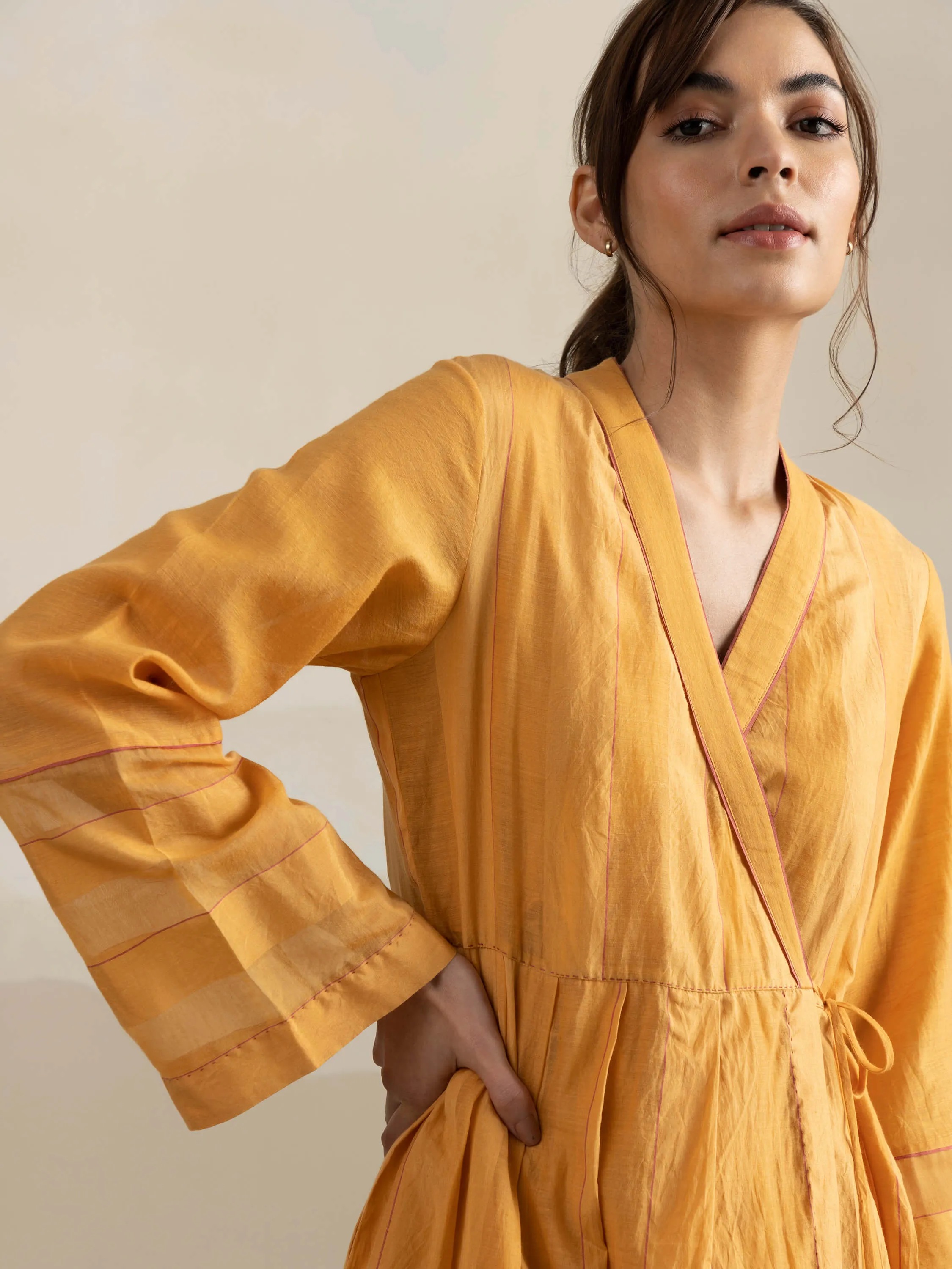 Amber Heirloom Wrap Dress