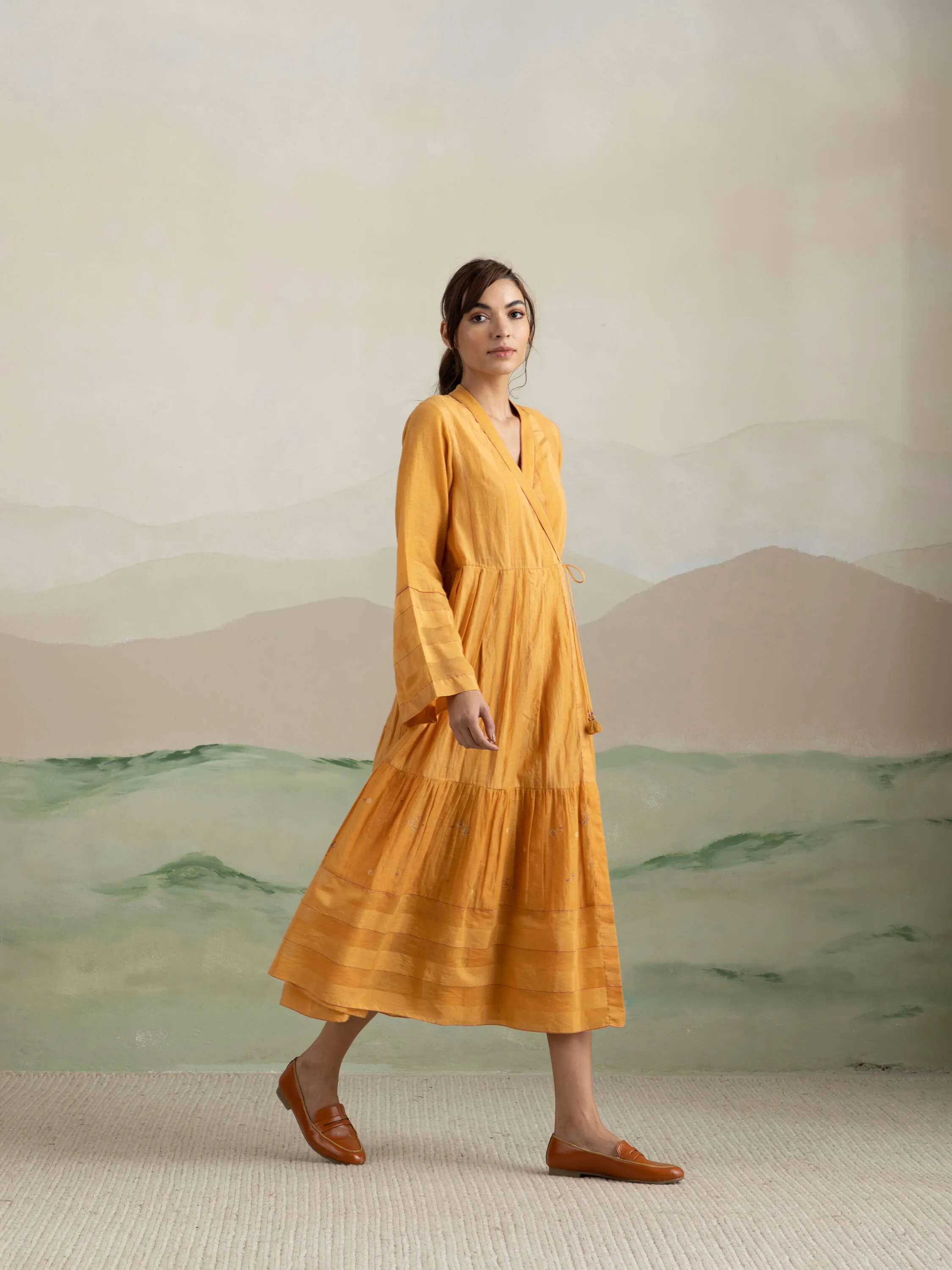 Amber Heirloom Wrap Dress