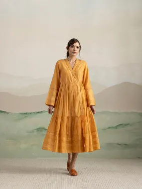 Amber Heirloom Wrap Dress