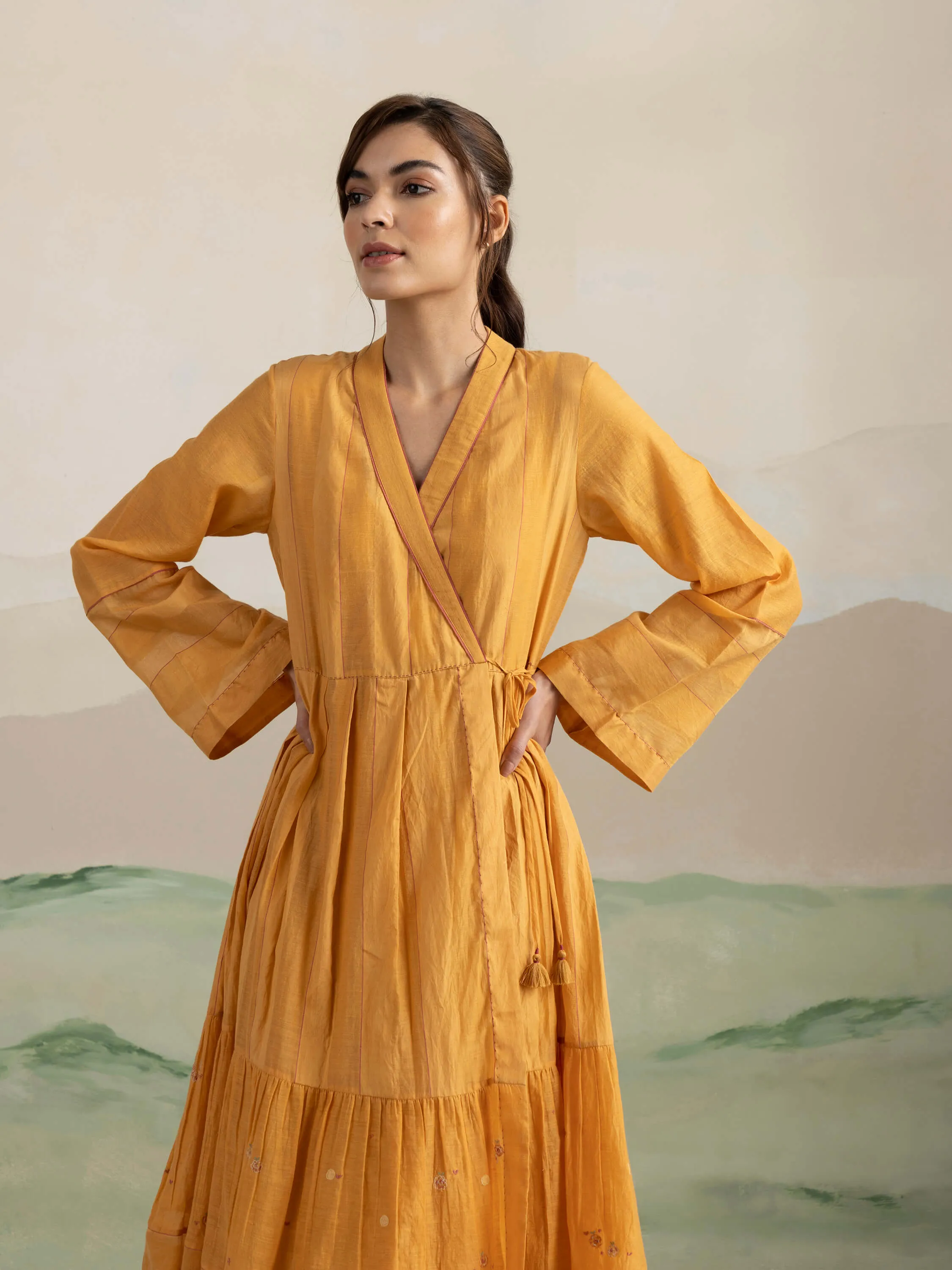 Amber Heirloom Wrap Dress