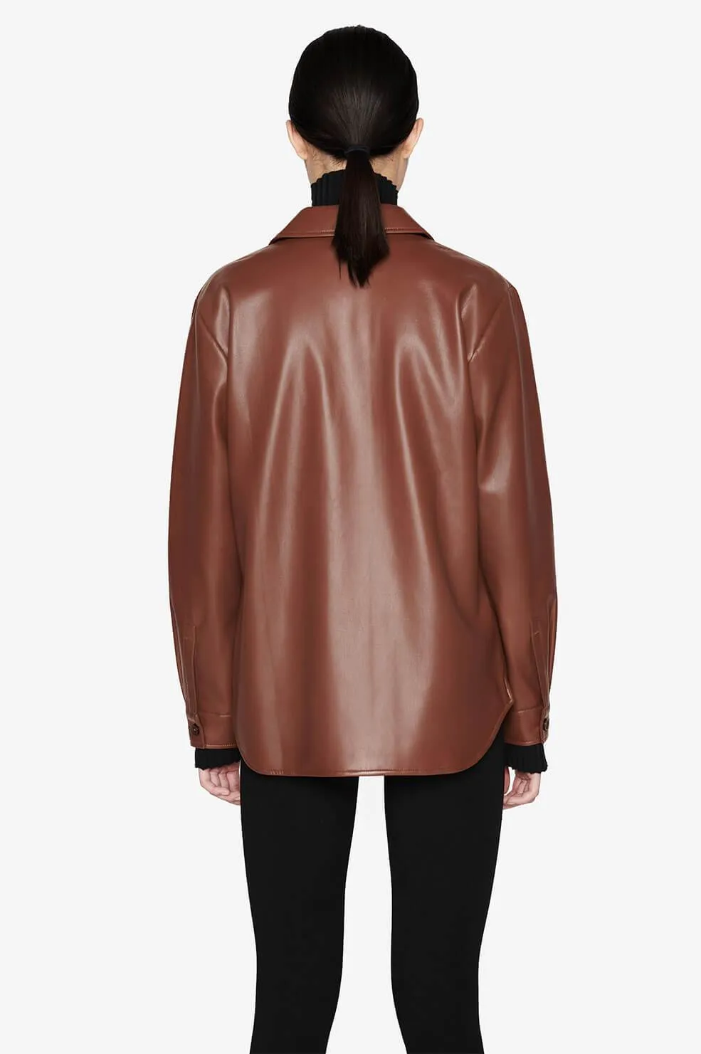 Anine Bing - Hutton Shirt in Brown