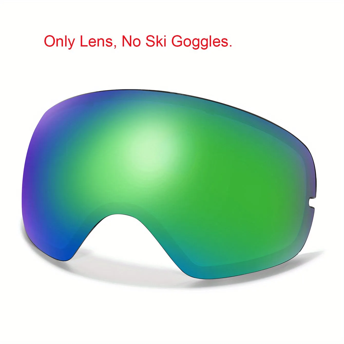 Anti-Fog Ski Goggles with Interchangeable Lens - TPU Frame, Includes Black Lens & Optical Frame & Carry Bag for Snowboarding, Skating, and Winter Sports, for Winter