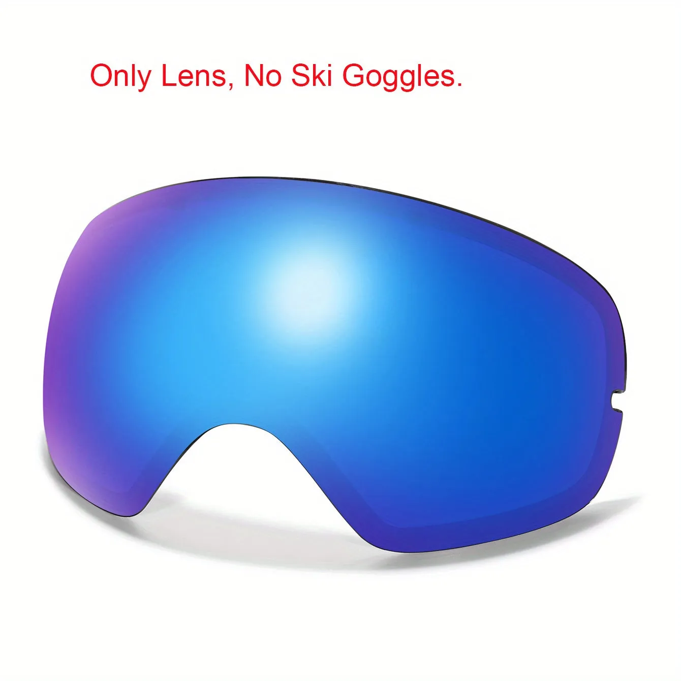 Anti-Fog Ski Goggles with Interchangeable Lens - TPU Frame, Includes Black Lens & Optical Frame & Carry Bag for Snowboarding, Skating, and Winter Sports, for Winter