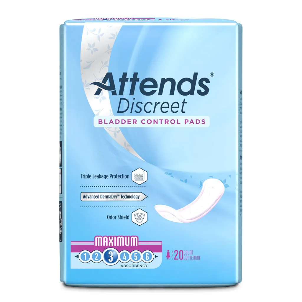 Attends Discreet Bladder Control Pads