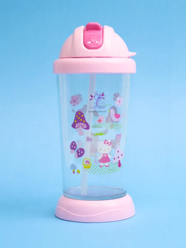 Baby Anti Spill Learning Sippy Cup Light Pink  - 300ML