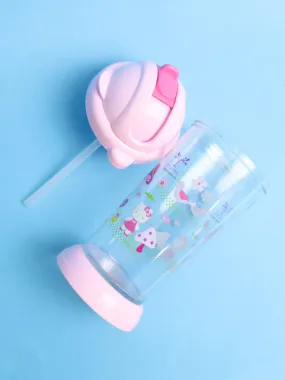 Baby Anti Spill Learning Sippy Cup Light Pink  - 300ML