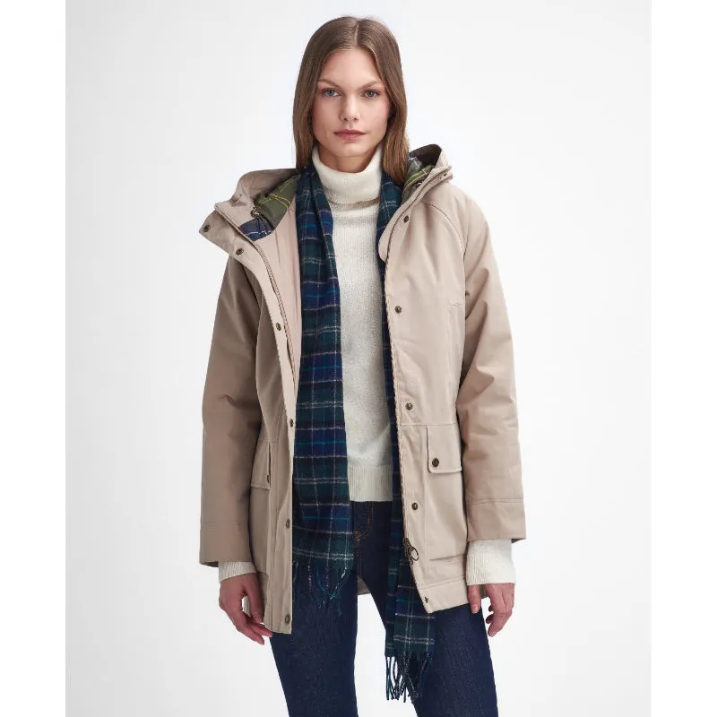 Barbour Winter Beadnell Waterproof Ladies Jacket - Sand Dune/Classic