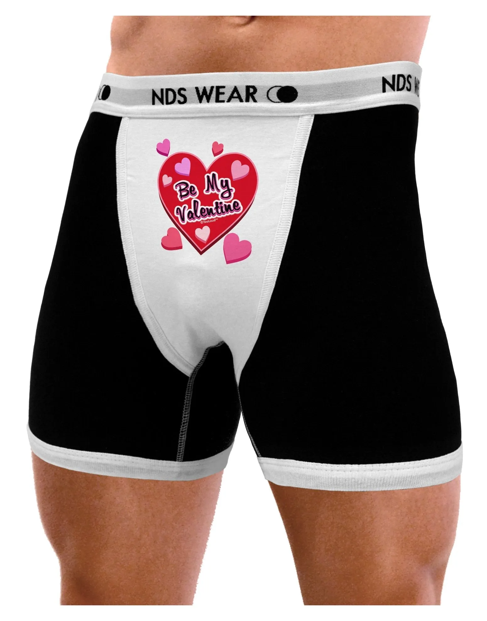 Be My Valentine Romantic Hearts Mens Boxer Brief Underwear