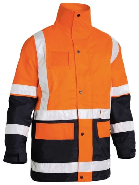 Bisley Taped 5 In 1 Rain Jacket -(BK6975)