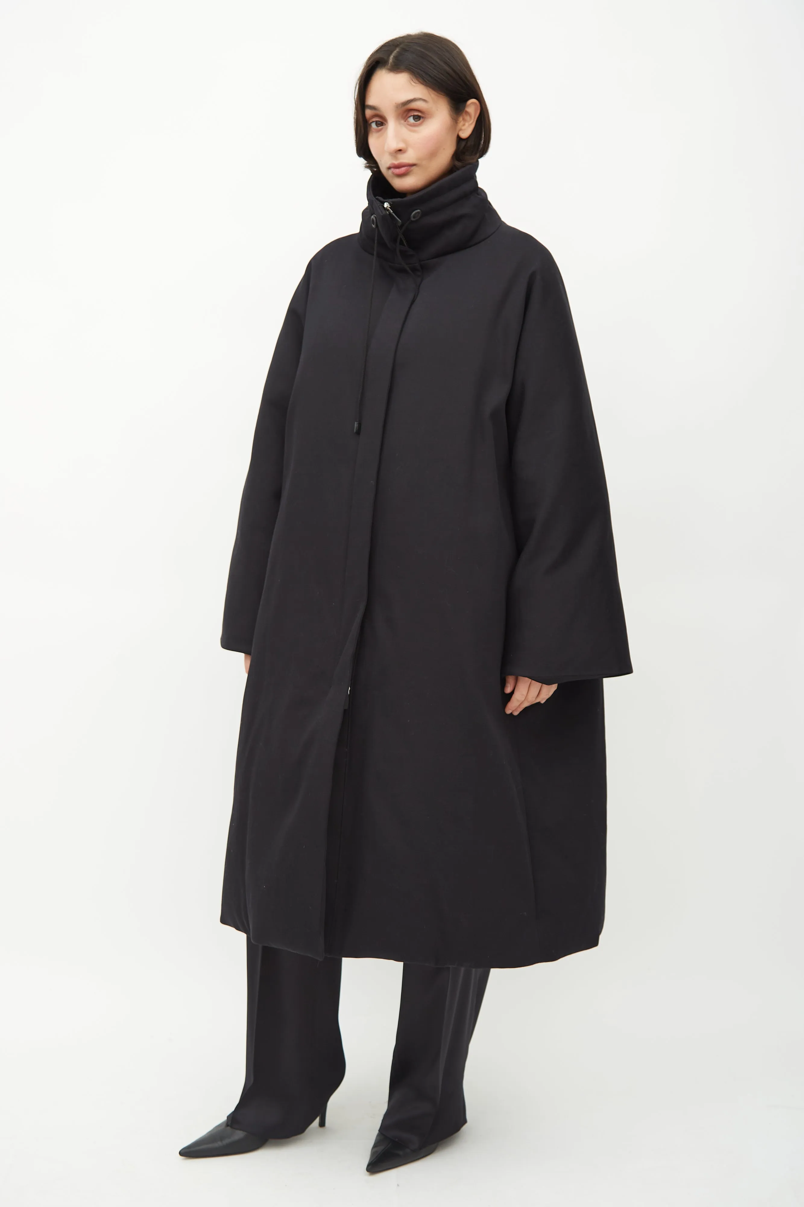 Black Reka Down Filled Coat