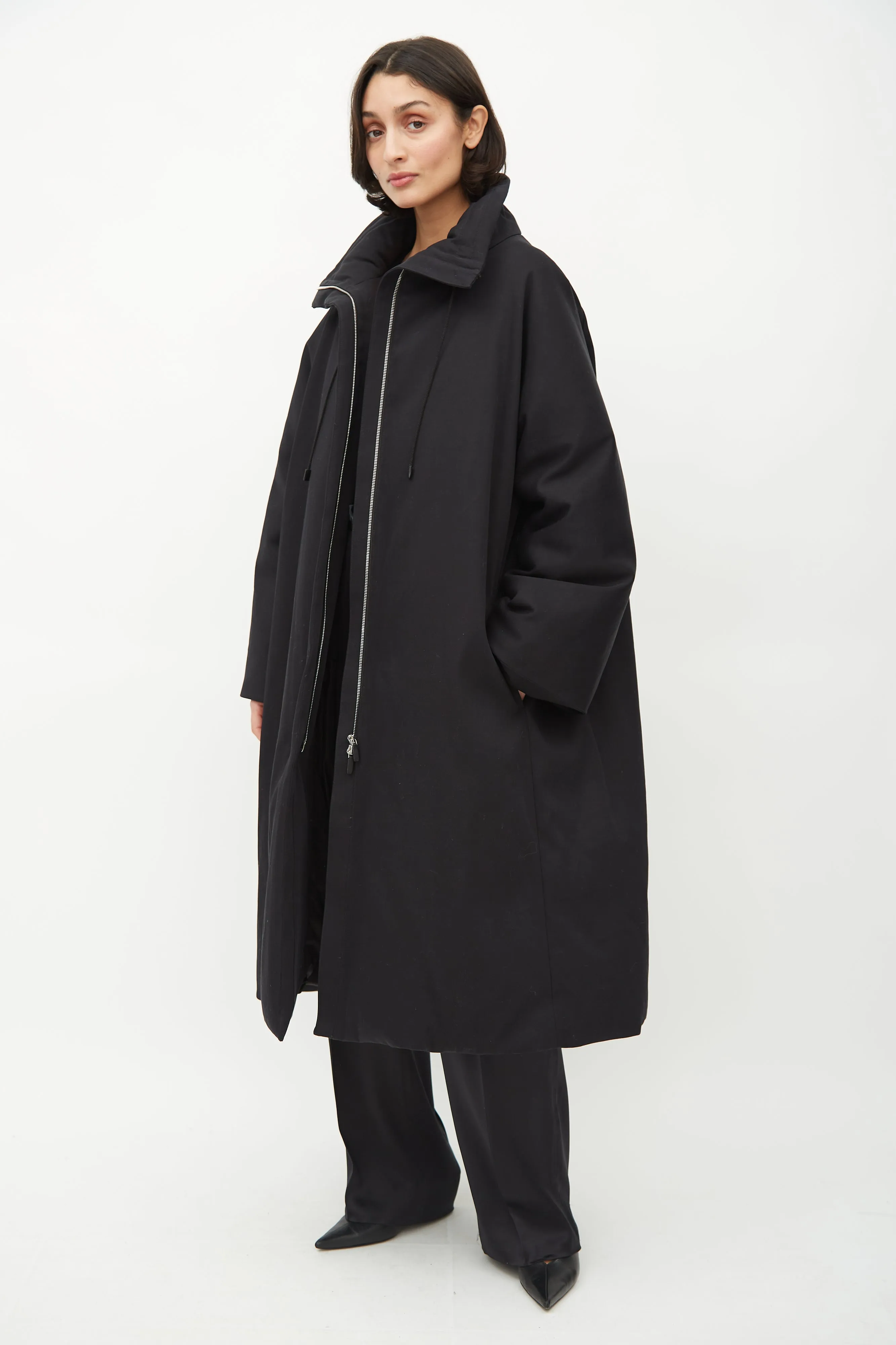 Black Reka Down Filled Coat