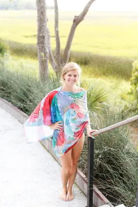 Blissful Dots Party Poncho