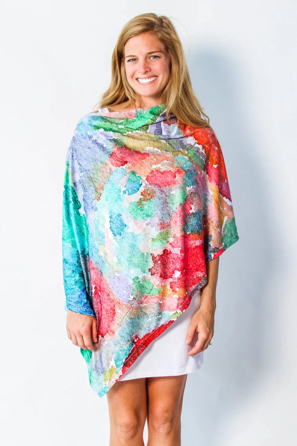 Blissful Dots Party Poncho