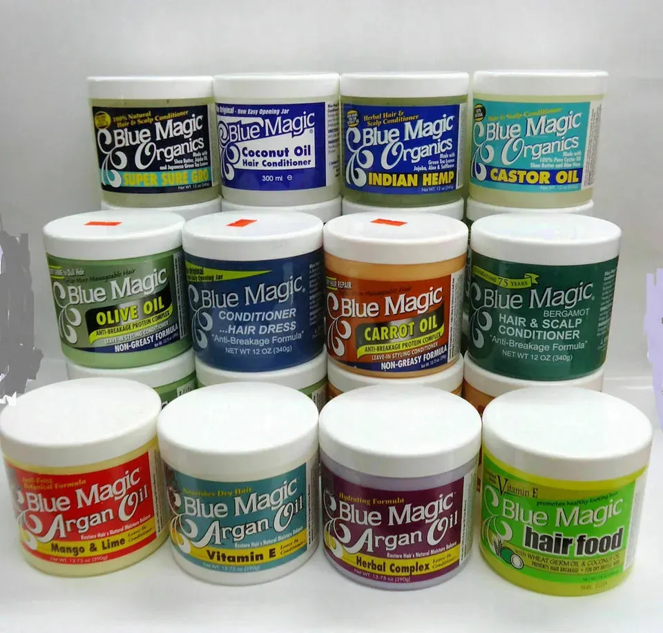 Blue Magic Haircare Hair Food, Coconut, Bergamot Cream & leave in Conditioners