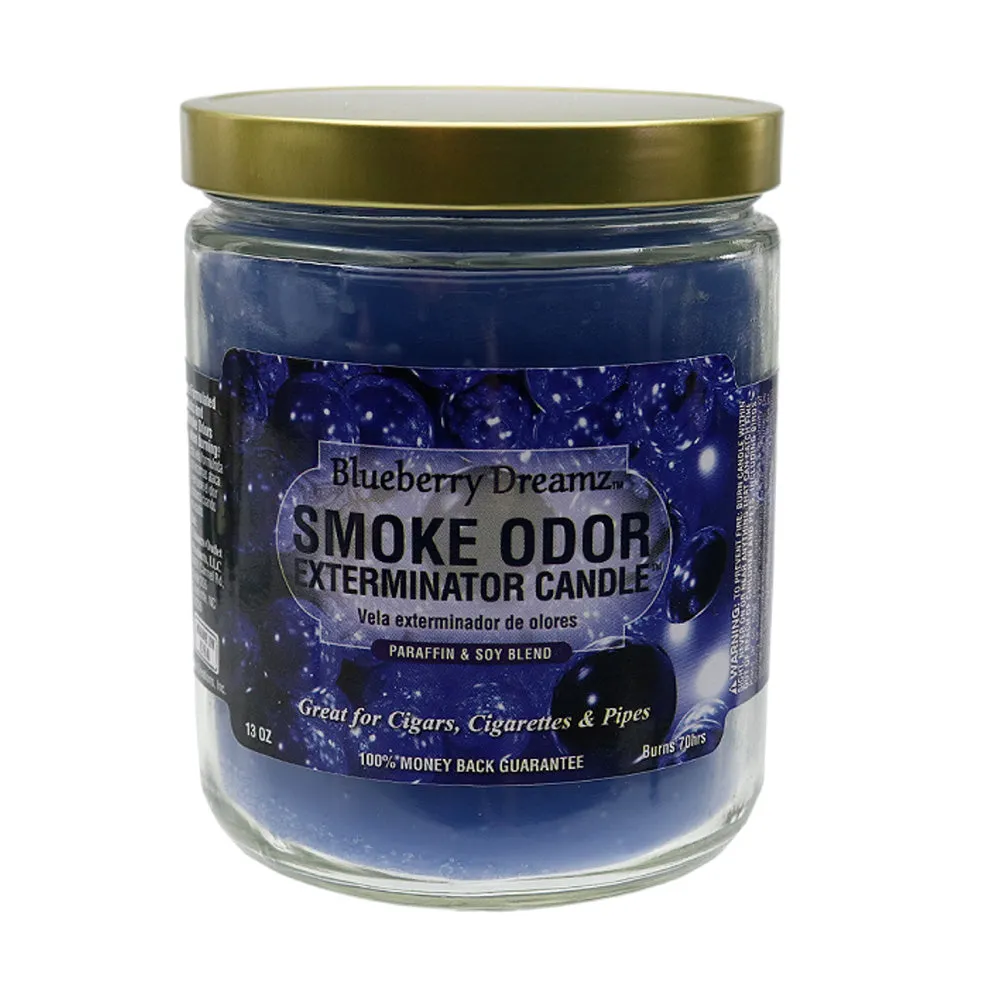 Blueberry Dreamz Smoke Odor Candle