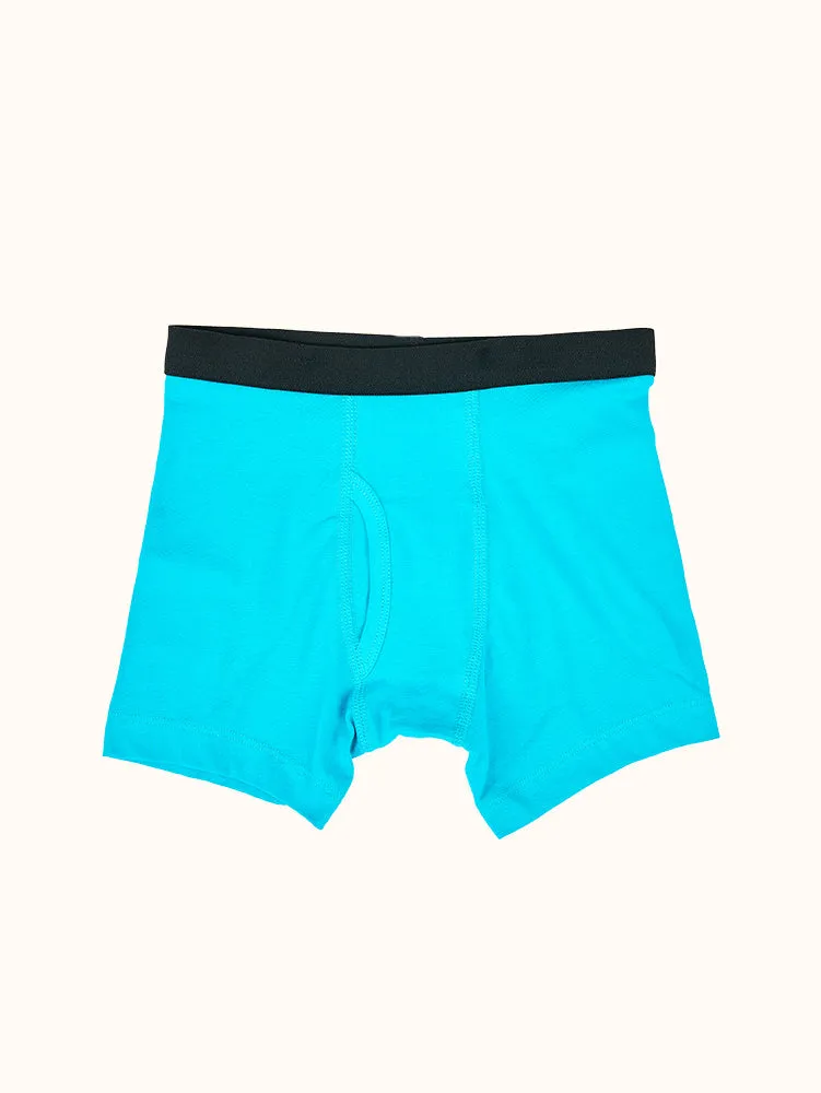 Boys' Basic Cotton Boxer Briefs (4 Pack)