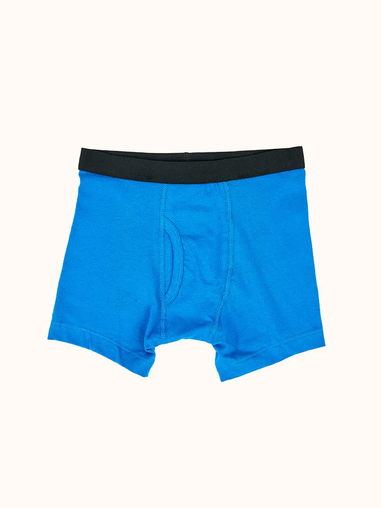 Boys' Basic Cotton Boxer Briefs (4 Pack)