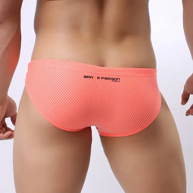 Brave Person Brand Mens Briefs Bikini Sexy Men Underwear Briefs Nylon High Quality Fashion Male Panties B1151