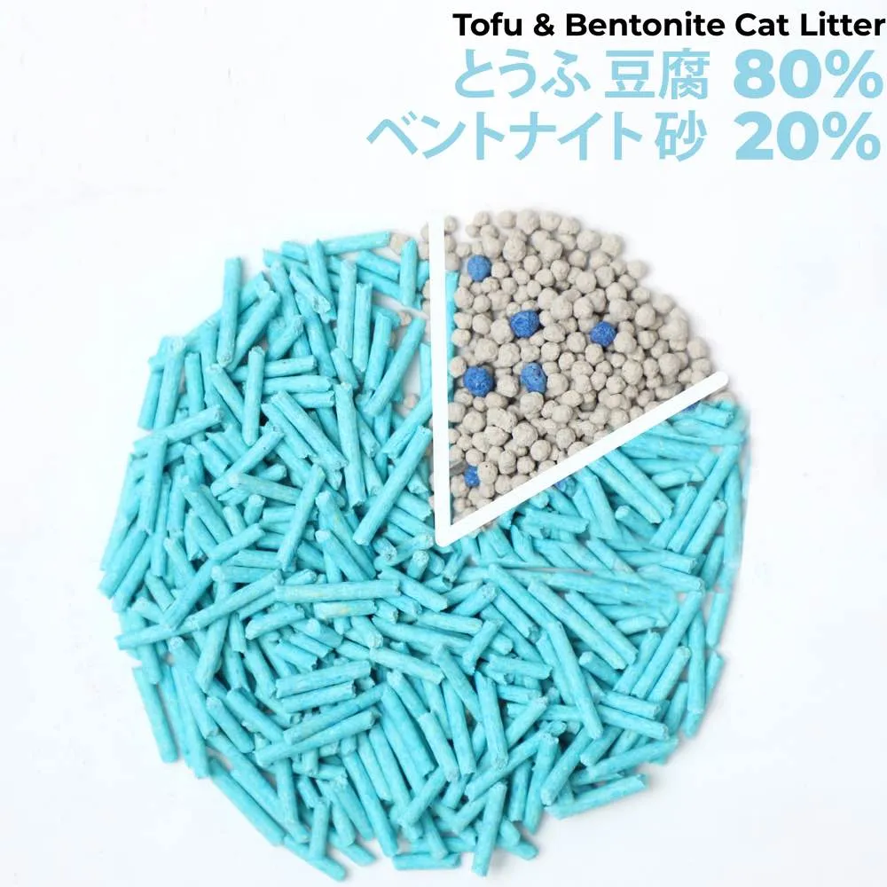 BUNDLE DEAL: Altimate Pet Baby Powder Tofu & Bentonite Clumping Cat Litter 6L