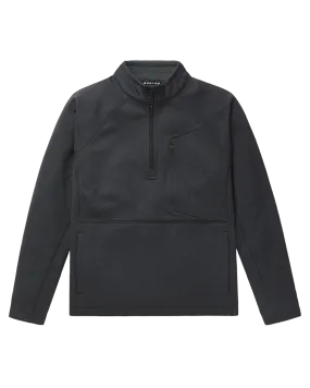 Burton Women's Multipath Grid Quarter-Zip Fleece - True Black