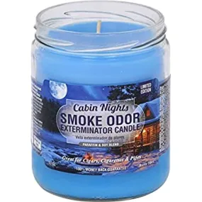 Cabin Nights Smoke Odor Candle