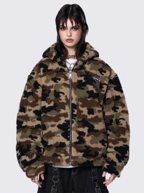 Camo Borg Jacket