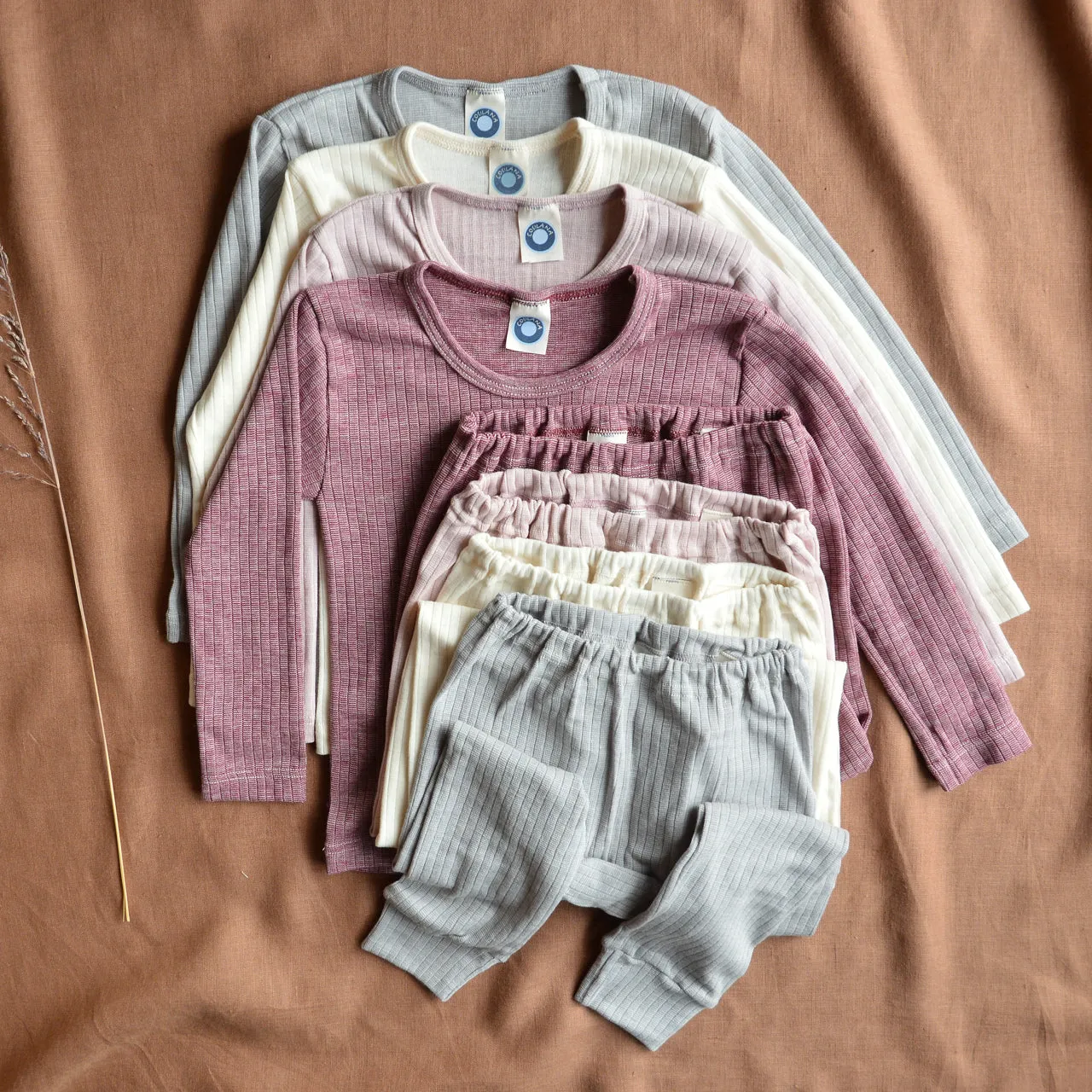 Child's Top Long Sleeve - Organic Cotton/Merino/Silk (1-12 years)