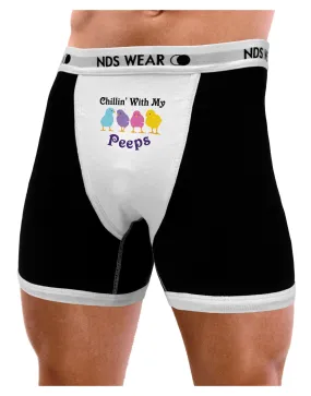 Chillin With My Peeps Mens Boxer Brief Underwear