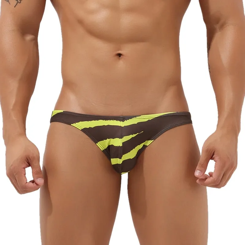 Colorful Animal Abstract Words Style Man Brief