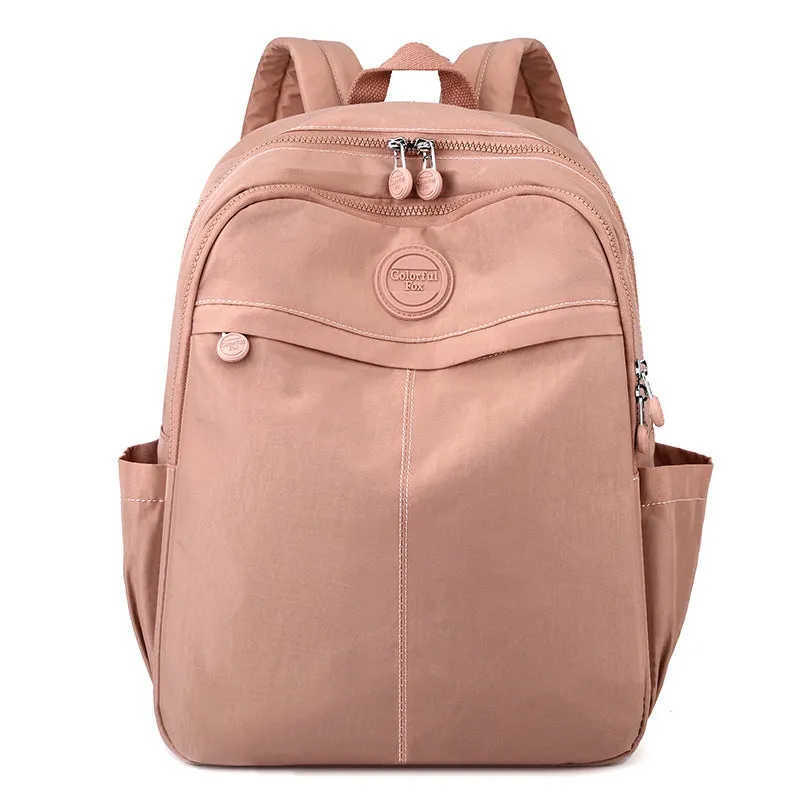 Colorful Fox New Large Capacity Backpack Women's Korean-Style Waterproof Trendy Student Schoolbag Computer Backpack