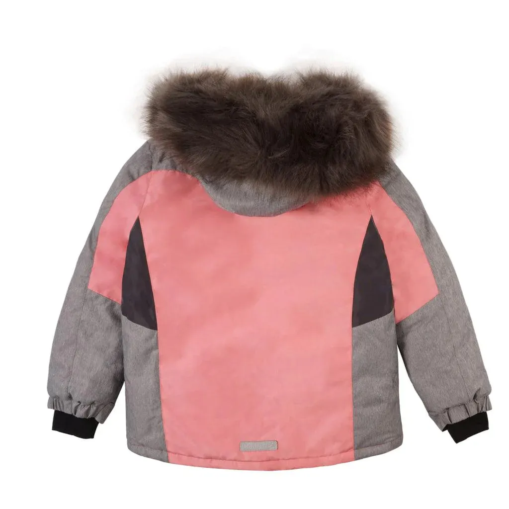 Conifere Flossy Bloom Girls Snowsuit Set - Grey - (Sizes 4, 6 & 6x)