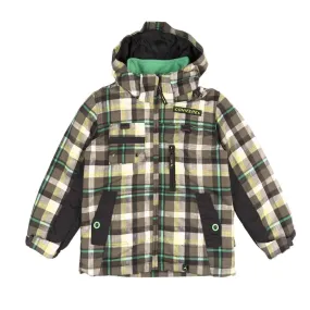 Conifere Green Check Boys 3-in-1 Jacket