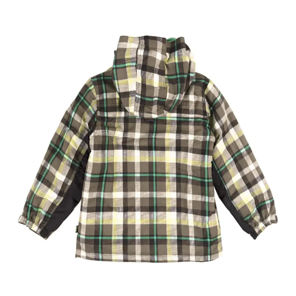 Conifere Green Check Boys 3-in-1 Jacket