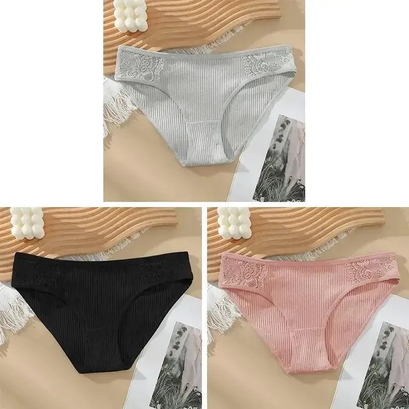 Cotton Panty Set: Soft Low-Rise Briefs - Women's Comfort Pack