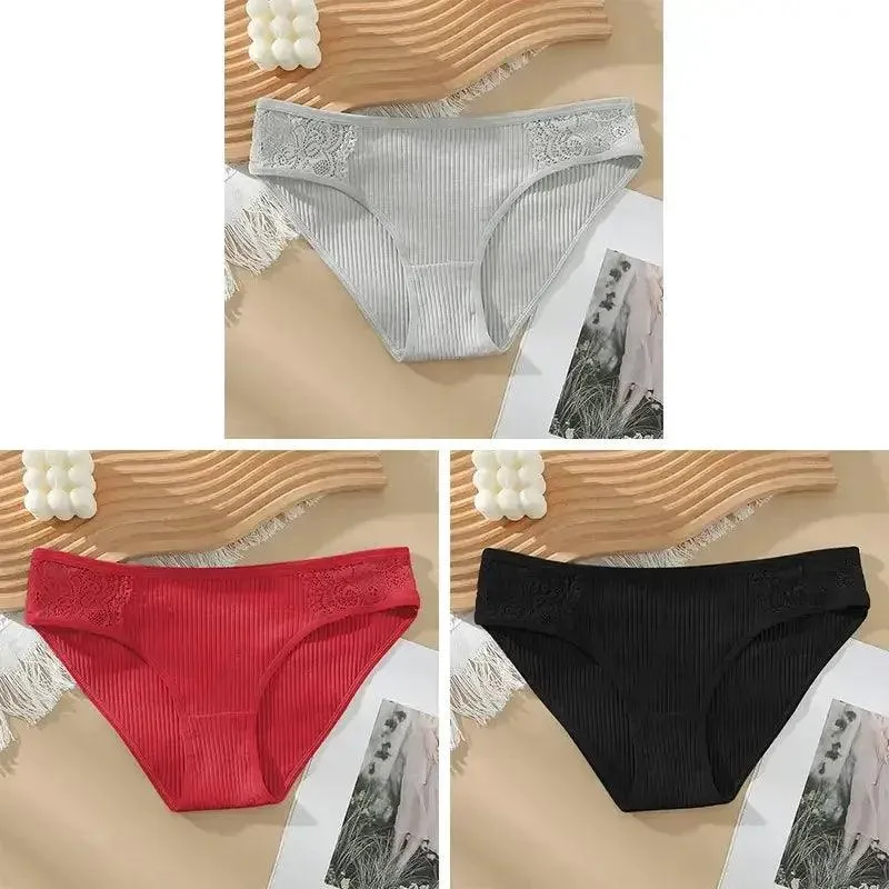 Cotton Panty Set: Soft Low-Rise Briefs - Women's Comfort Pack