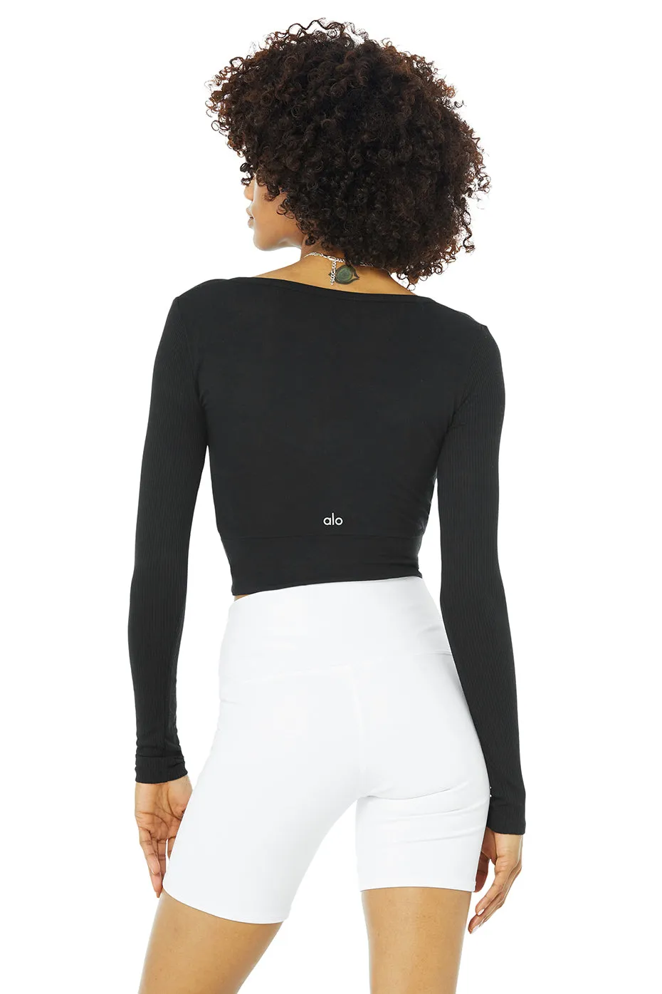 Cover Long Sleeve Top - Black