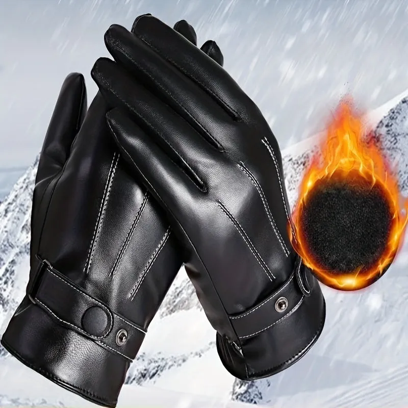 Cozy Touchscreen Gloves - Waterproof, Non-Slip for Winter Skiing & Cycling