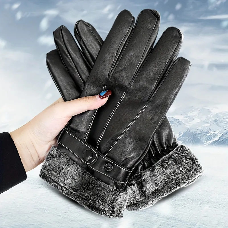 Cozy Touchscreen Gloves - Waterproof, Non-Slip for Winter Skiing & Cycling