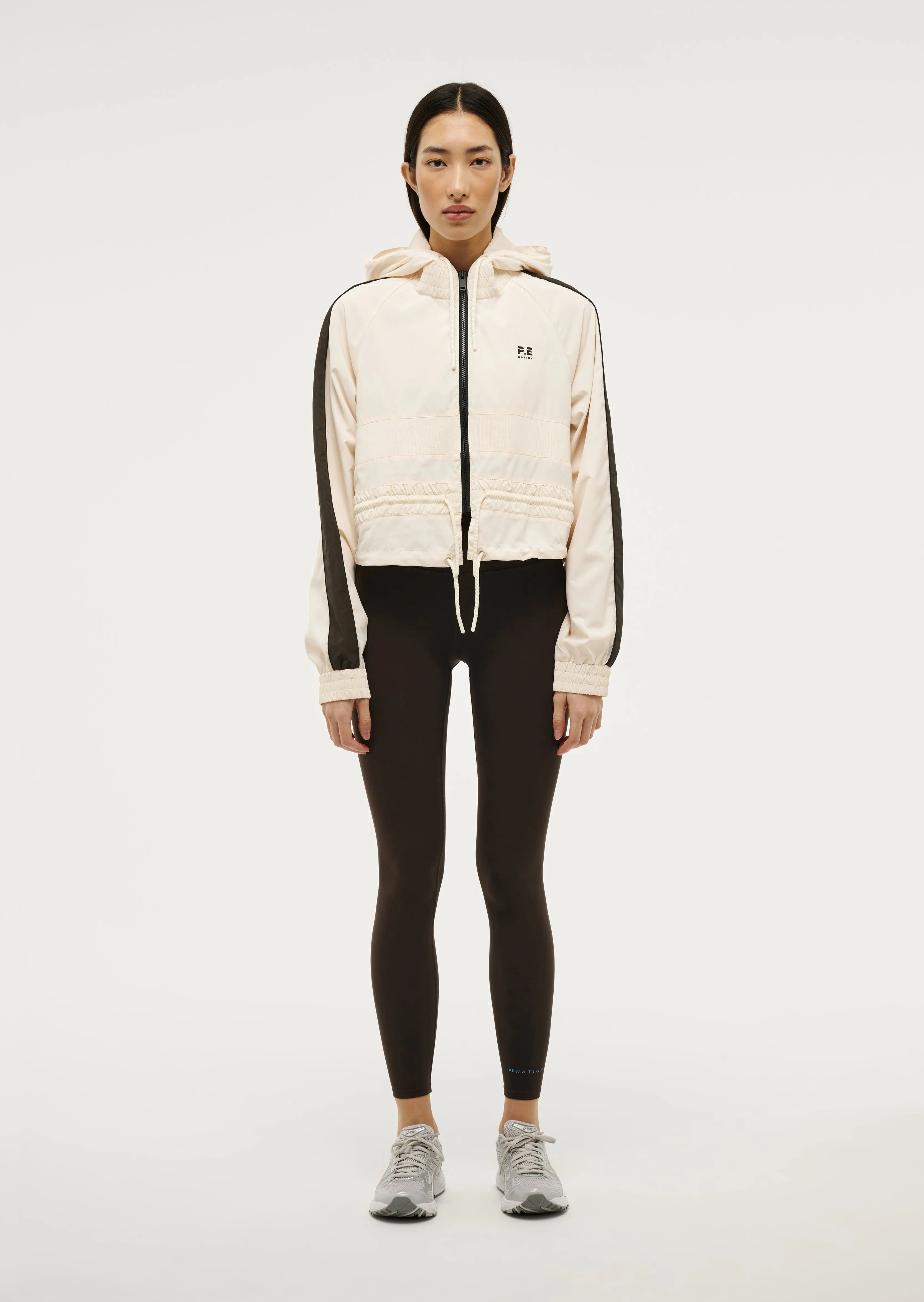 CROPPED MAN DOWN JACKET IN WHISPER WHITE