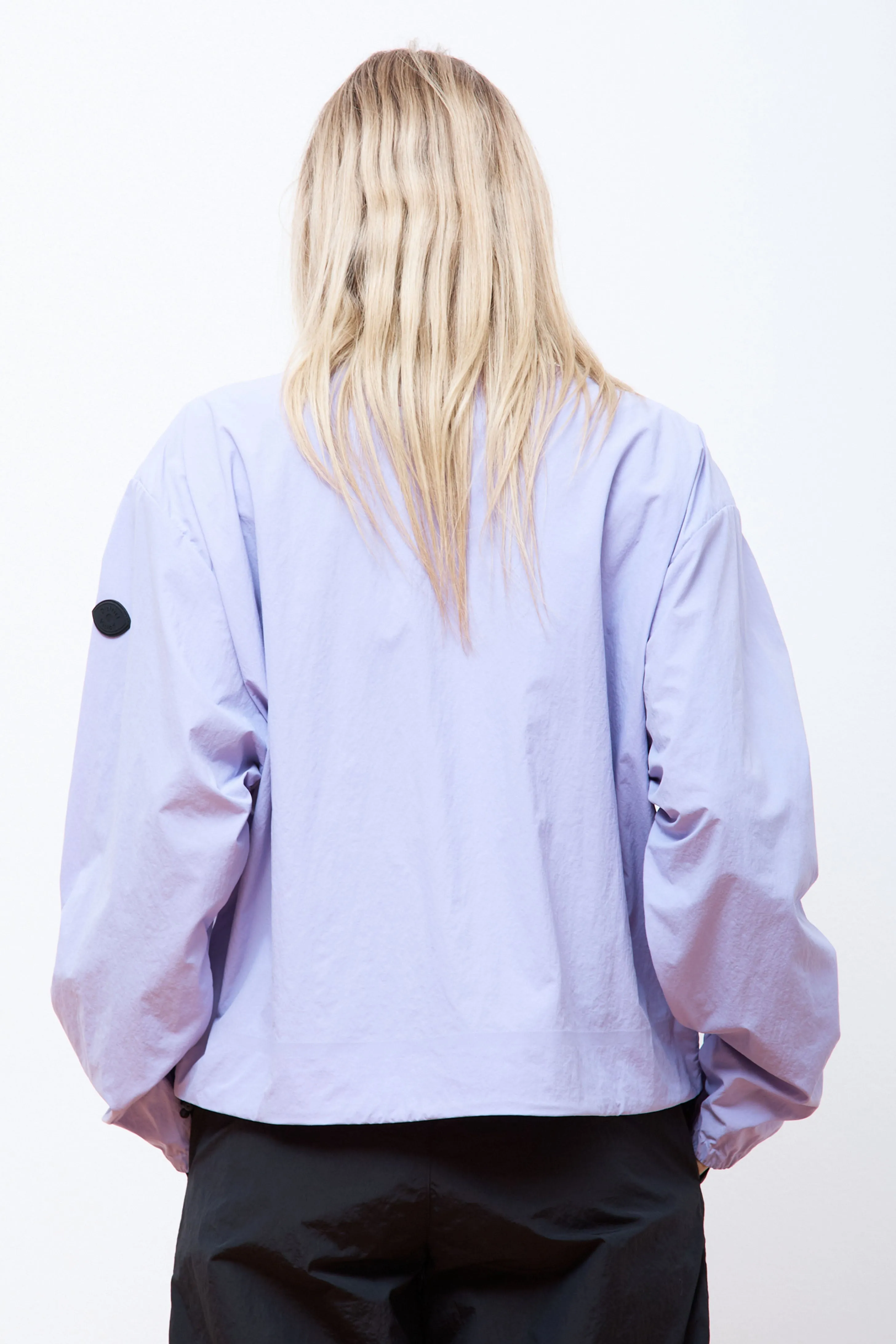 Cropped Recycled DWR Jacket Lilac