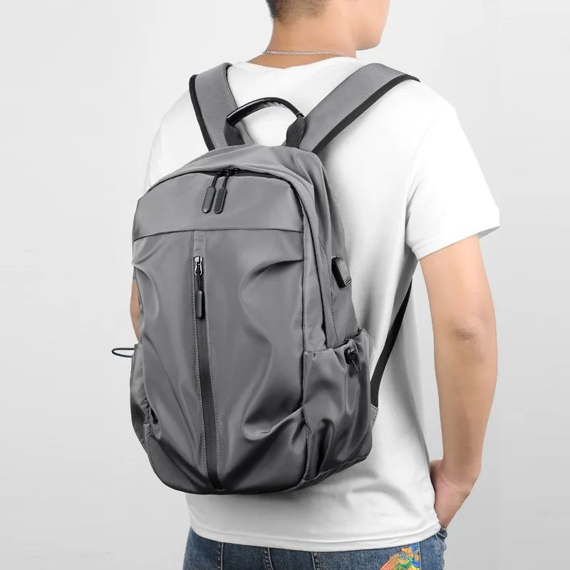 Cross-Border Casual Waterproof Backpack Korean Style Fashion Brand College Students Bag Fashion Commuter Computer Bag Travel Bag Wholesale